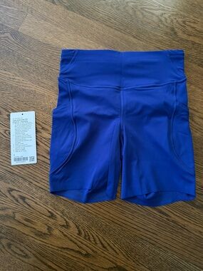 lululemon athletica Fast & Free HR 6in Running Shorts (Vibrant Blue)